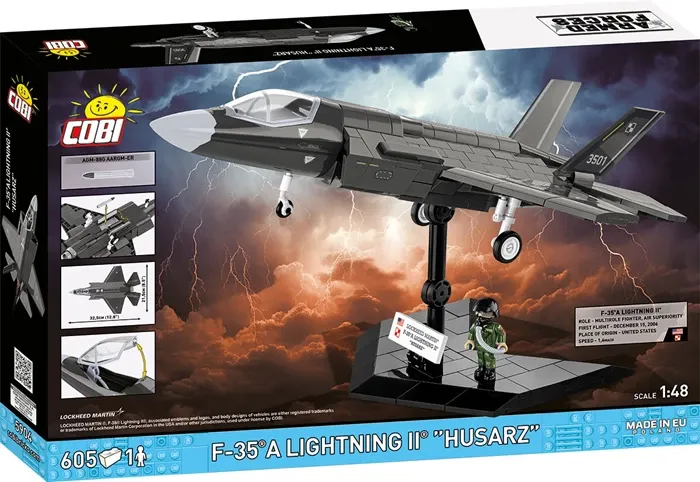 Cobi Avion F-35A Lightning II / 605 pcs 'Husarz' by Lockheed Martin