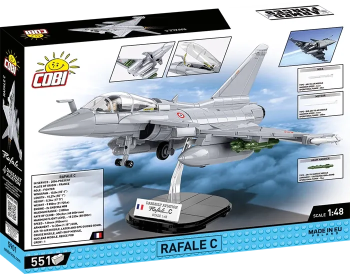Cobi Avion Dassault Rafale C / 551 pcs