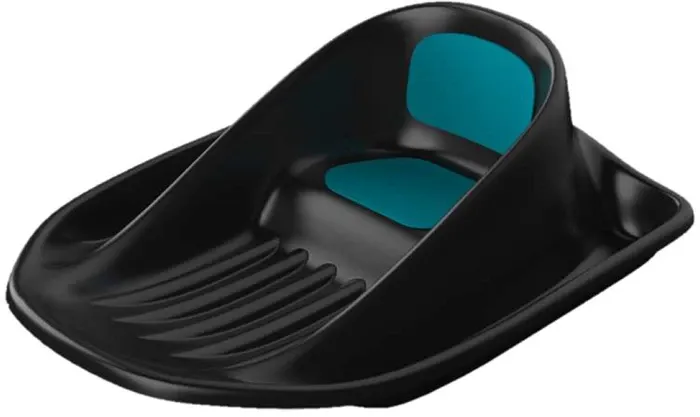 Bob Baby Cruiser luge ECO noir 67x55x25 cm, ceinture de sécurité, cordon, dès 6 mois