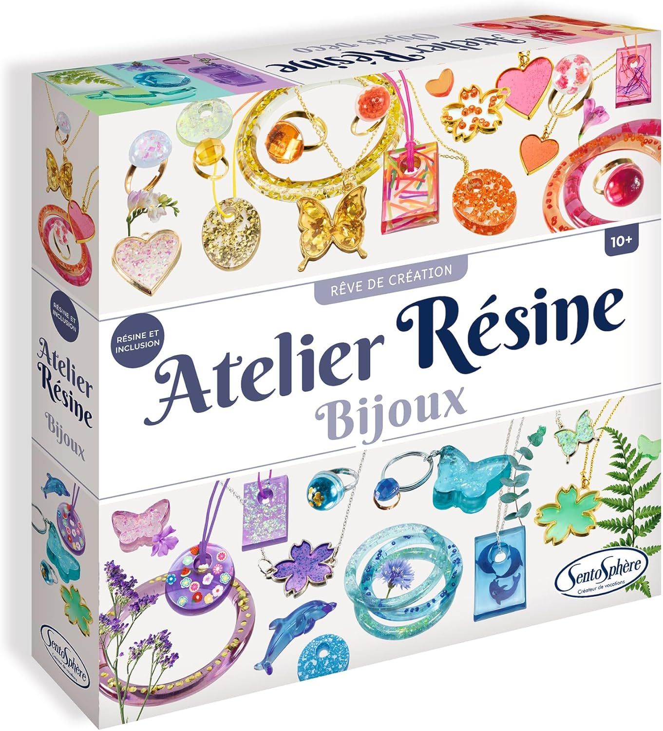 Sentosphère – L&#39;Atelier de Résine - Kit de Loisir Créatif - Pour réaliser ses créations en résine de bijoux
