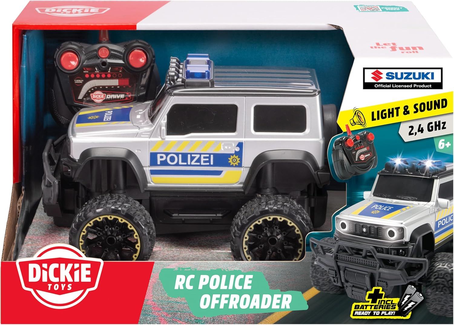Dickie Voiture télécommandée RC Suzuki Jimny Police