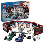 Lego City Garage de F1® et voitures Mercedes-AMG et Alpine