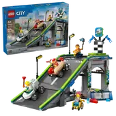 Lego City Zéro limite : rampe pour bolides de course
