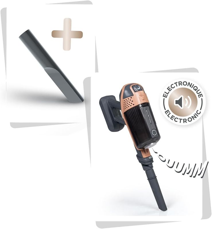 Smoby - Rowenta - X Force Flex Aspirateur Balai - Parfaite Réplique - Fonction Sonore - A Partir de 3 Ans - Fabrication Française