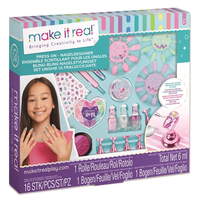 Make it real Ensemble scintillant pour les ongles