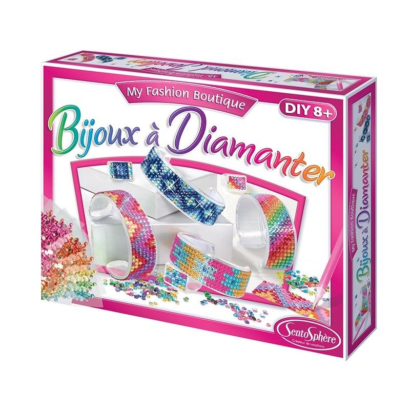 Sentosphère, Bijoux à diamanter refresh, bracelets et bagues