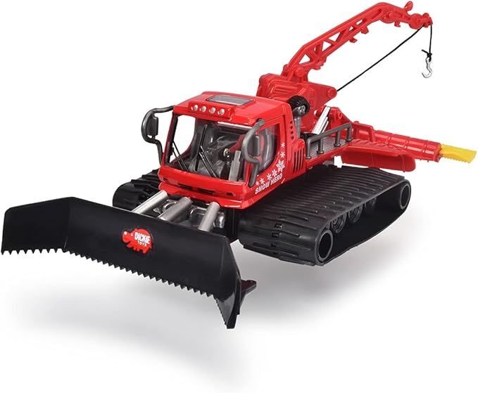 Dickie Toys - Dameuse avec Pelle, Fraise et Grue - 23cm