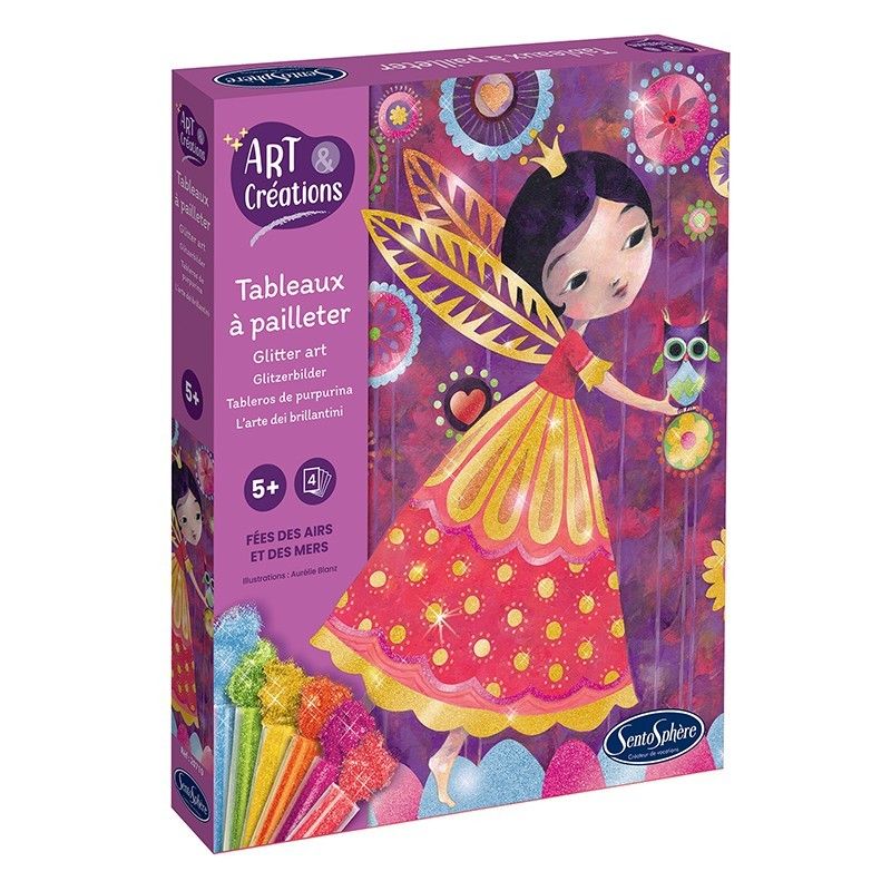 Sentosphère tableau à pailleter Fées