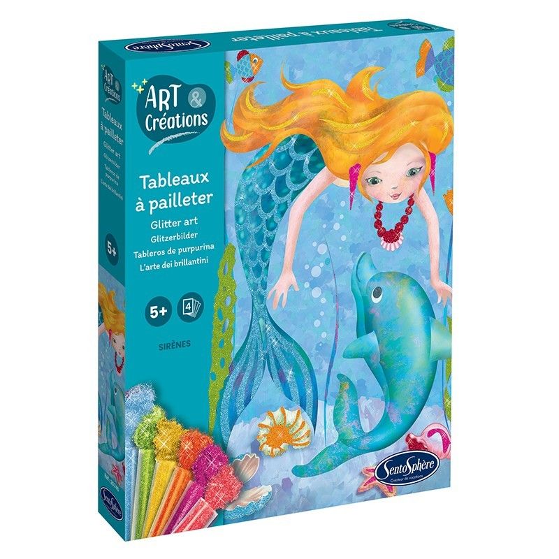 Sentosphère Tableau à pailleter Sirènes