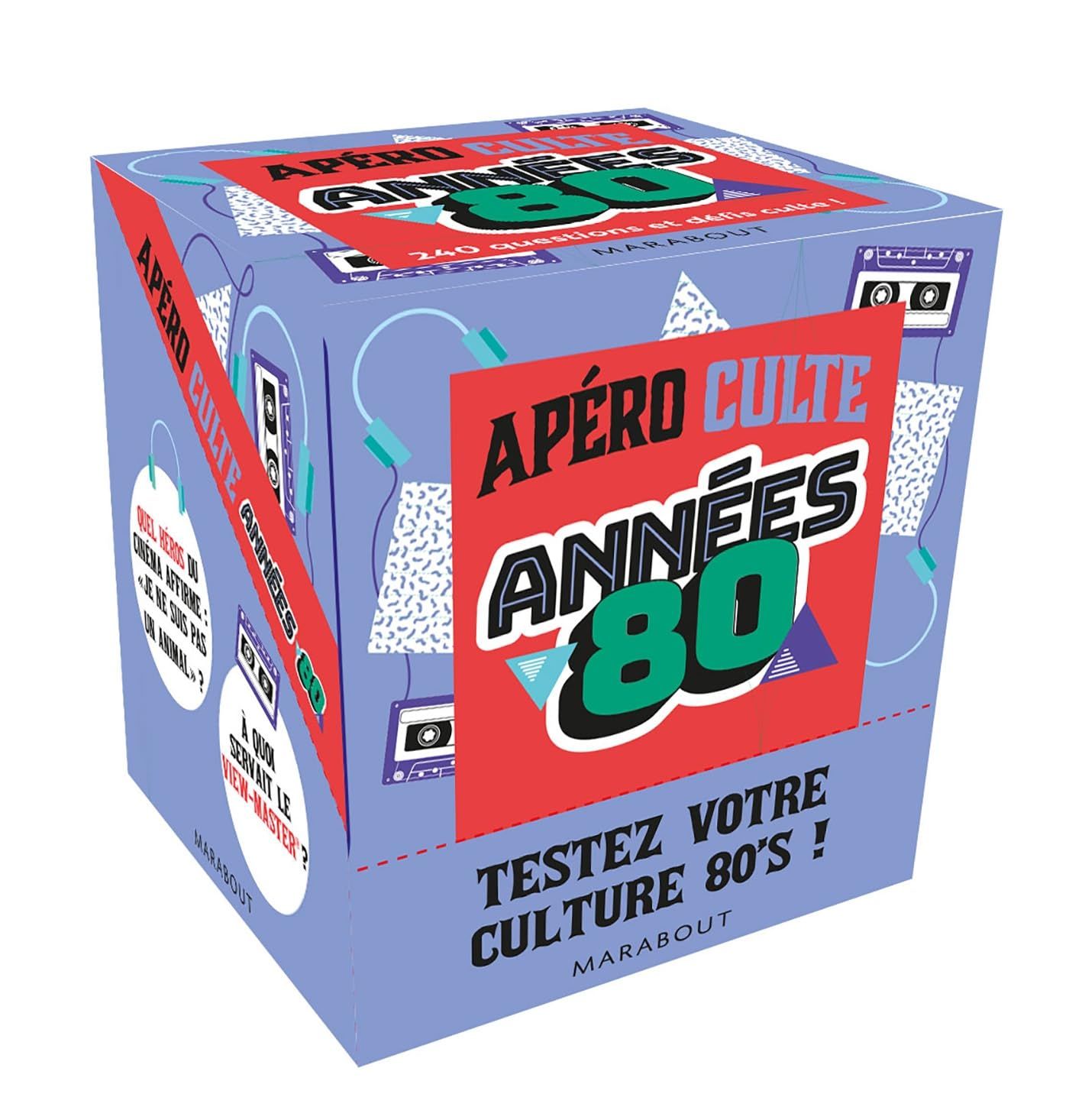 Apéro culte - Années 80, jeu de cartes d'ambiance