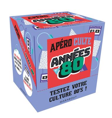 Apéro culte - Années 80, jeu de cartes d'ambiance