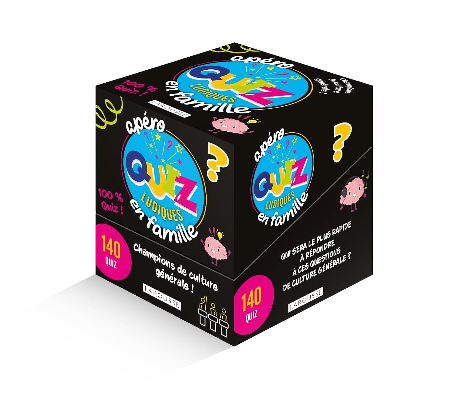 Apéro Quiz ludiques en famille, jeu de cartes d'ambiance