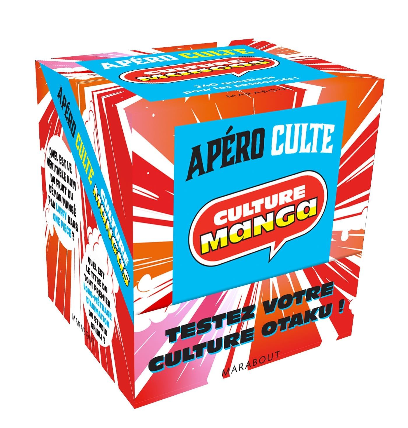 Apéro Culte - Culture Mangas, jeu cartes d'ambiance