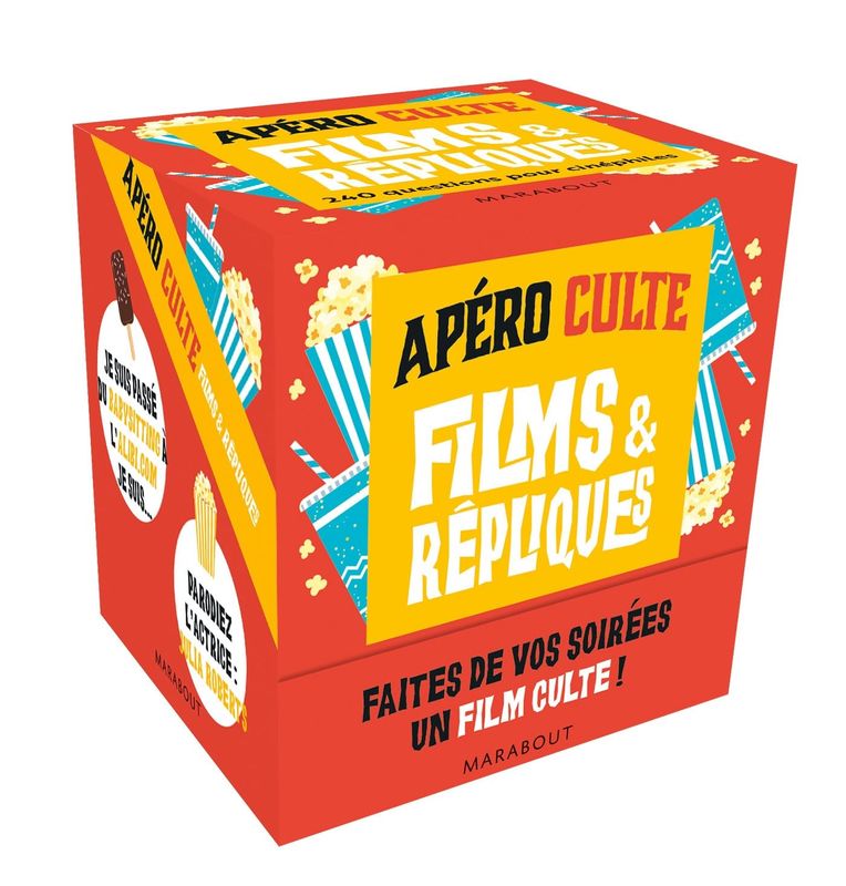 Apéro Culte - Films et répliques, jeu de cartes d'ambiance