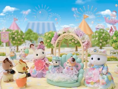 Sylvanian Families - 5809 - Princesses en robes à fleurs