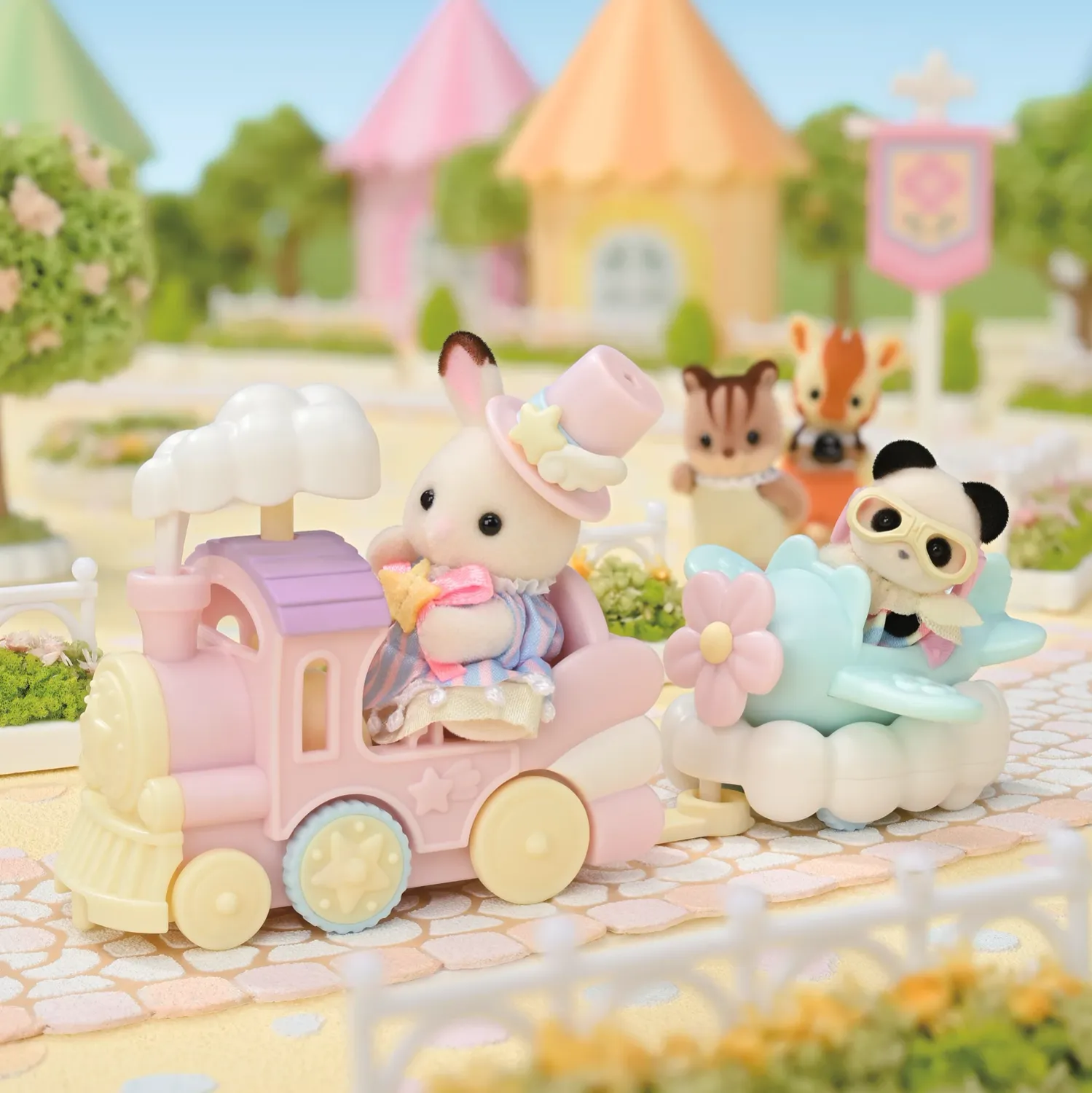 Sylvanian Families Parc de loisirs Voyage en train