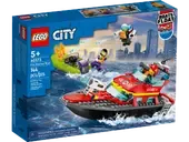 Lego City Le bateau de sauvetage des pompiers