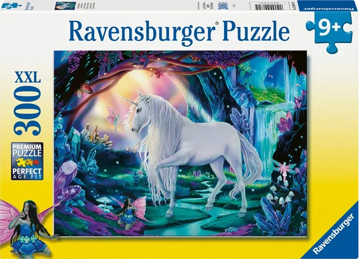 Puzzle Licorne en cristal 300 pcs. XXL, 49x36 cm, dès 9 ans