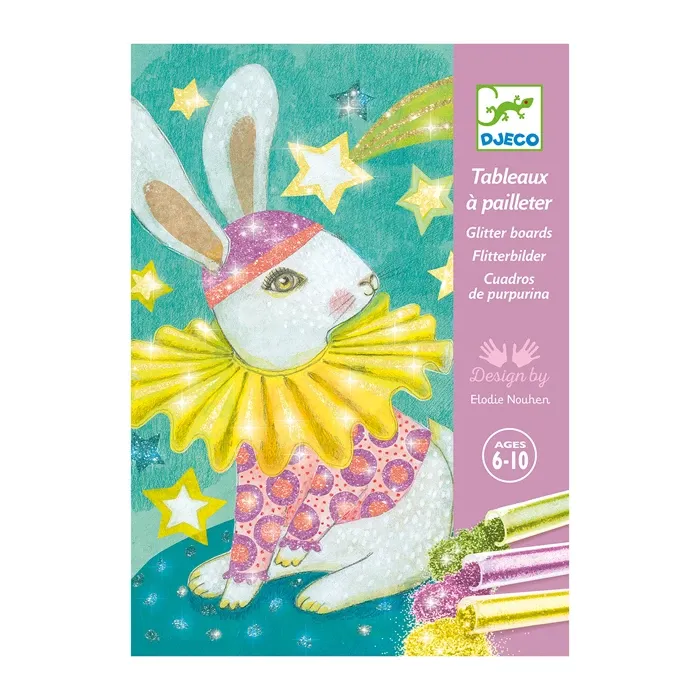 Djeco Tableaux à pailleter Carnaval des animaux