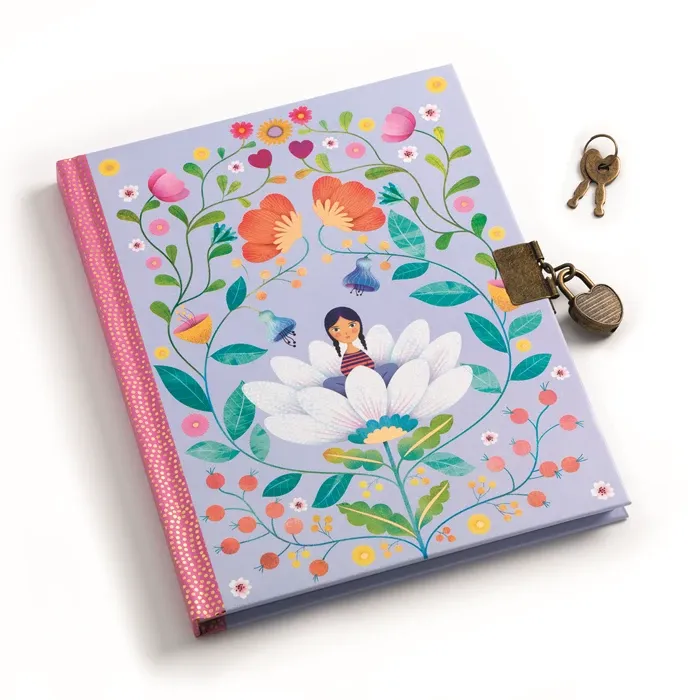 Djeco Carnet secret Marie, avec cadenas, journal intime