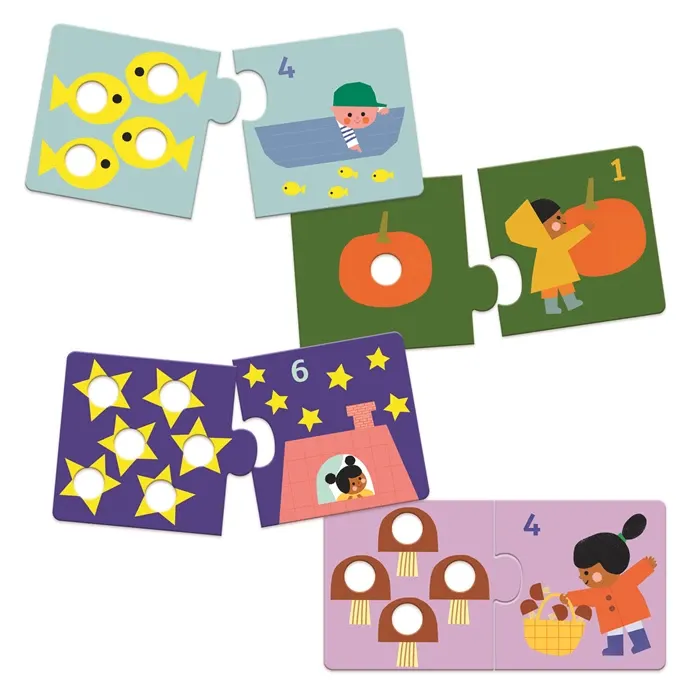 Djeco Puzzle Duo Premiers chiffres
