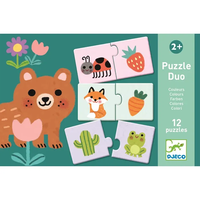 Djeco Puzzle Duo Couleurs
