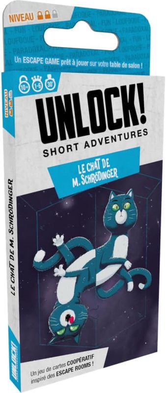 Space Cowboys Unlock! Short Adventures Le Chat de M. Schrodinger FR, escape game