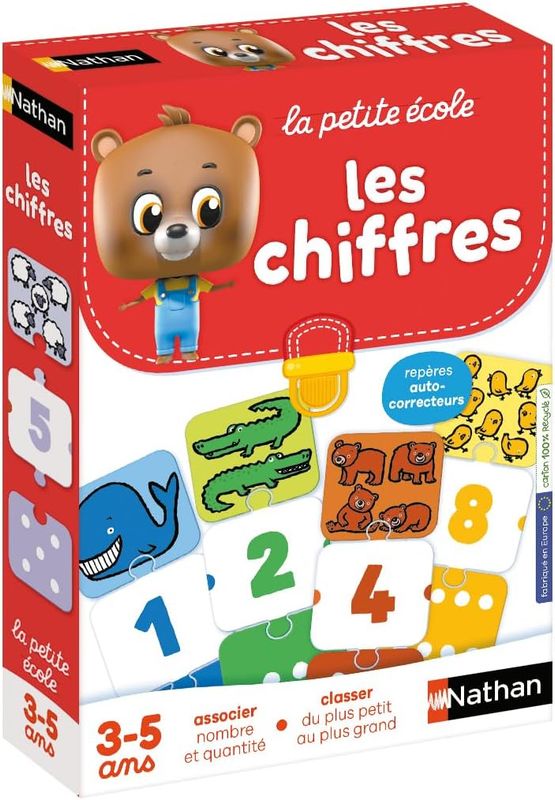 Nathan - La Petite Ecole, Les Chiffres - Associer Nombre Et Quantité
