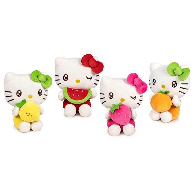 Peluche Hello Kitty Macedonia 22 cm, 4 assortis