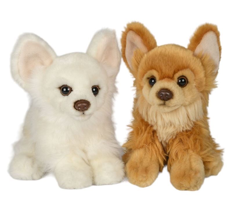Peluche Chihuahua  blanc 17 cm