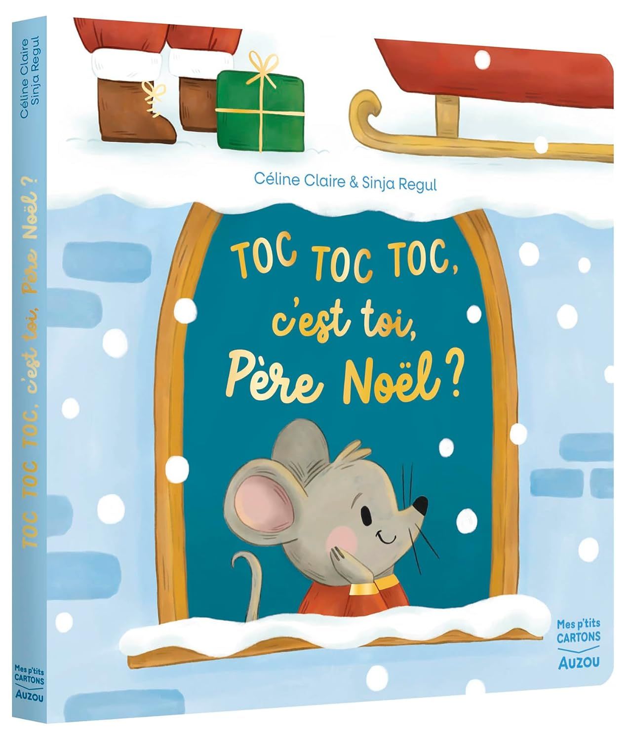 Livre cartonné, Toc toc toc, c'est toi père noël ?