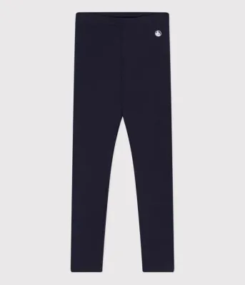 Petit Bateau Leggings bleu marine en coton