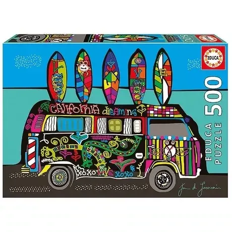 California dreaming 500 pcs puzzle, avec van