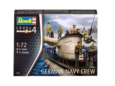 Revell – 02525 – WWII German Navy Crew, militaire, maquette plastique