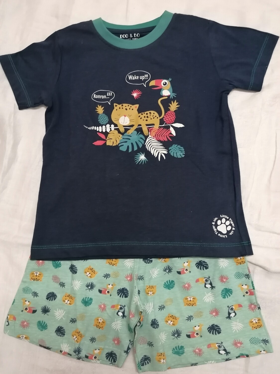 Pyjama court thème jungle