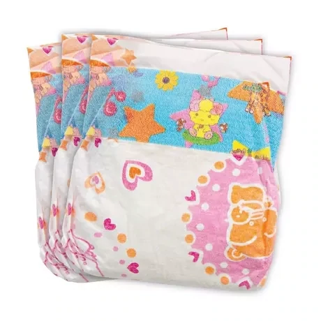 Langes pour poupée 3 pièces, fermeture velcro (pampers, couches), avec logo spiel gut recommandé