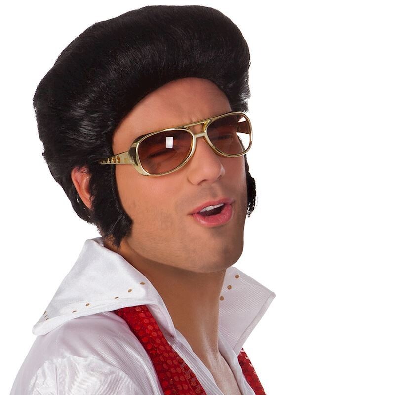 Lunettes de soleil pour party carnaval Star Rock'n Roll, style Elvis Presley