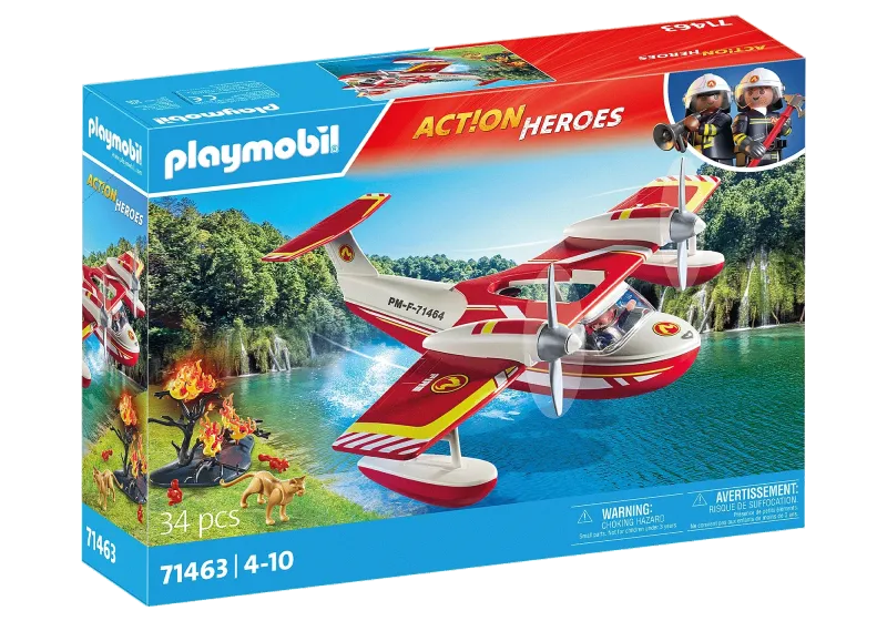 Playmobil Hydravion avec pompier