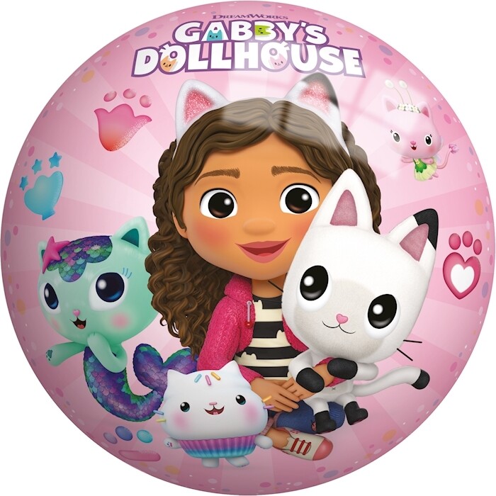Balle (ballon)  Gabby's Dollhouse Ø 23 cm, en vinyl avec valve
