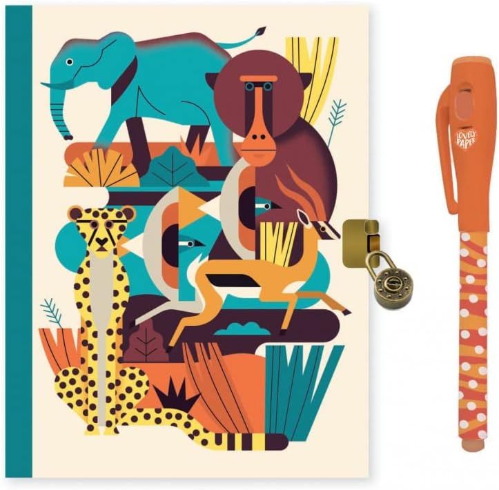Djeco, Carnet  Secret Owen, journal intime avec stylo magique et cadenas