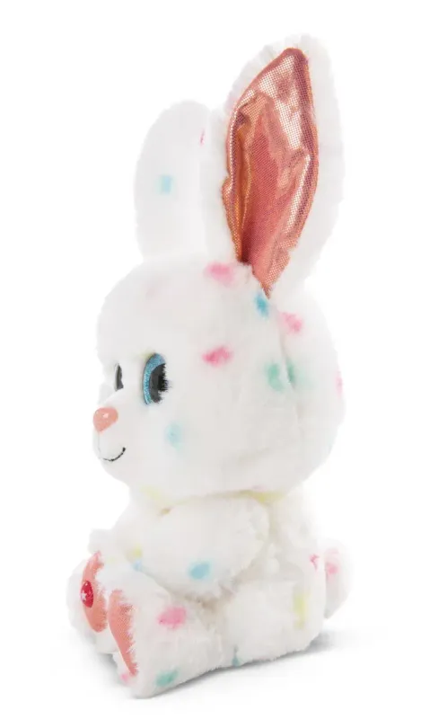 NICI Doudou-Peluche GLUBSCHIS lapin Spotties 15cm, avec des grands yeux scintillants