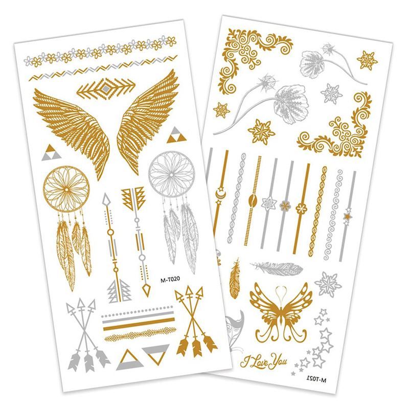 Kit de tatouage tattoo II or/argent