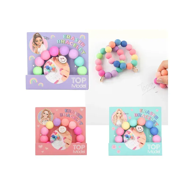 Bracelet à gomme multicolore Top Model