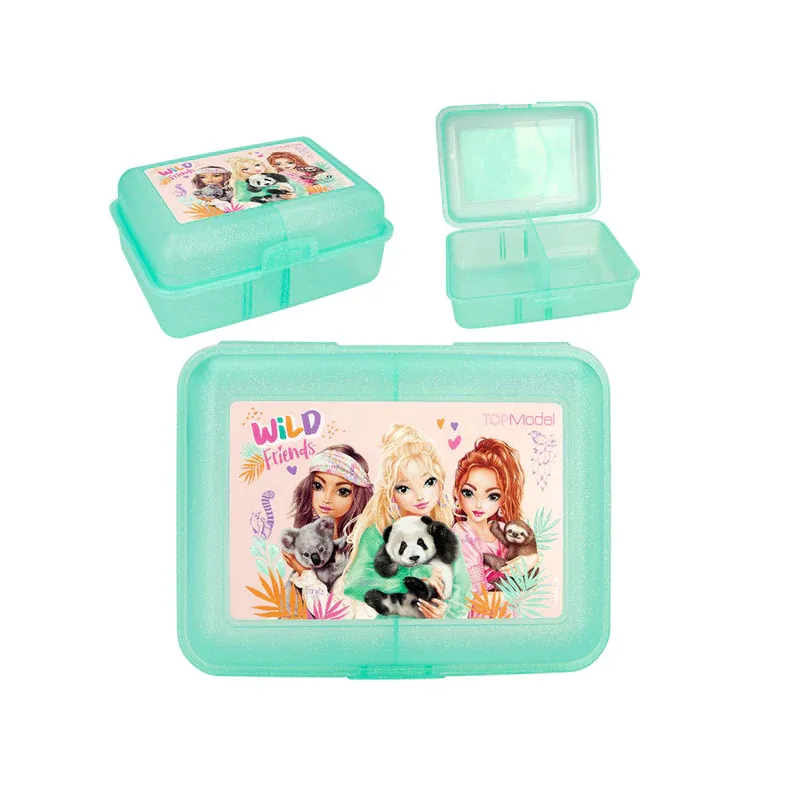Lunchbox, boite Wild Top Model, avec paresseux, panda et koala
