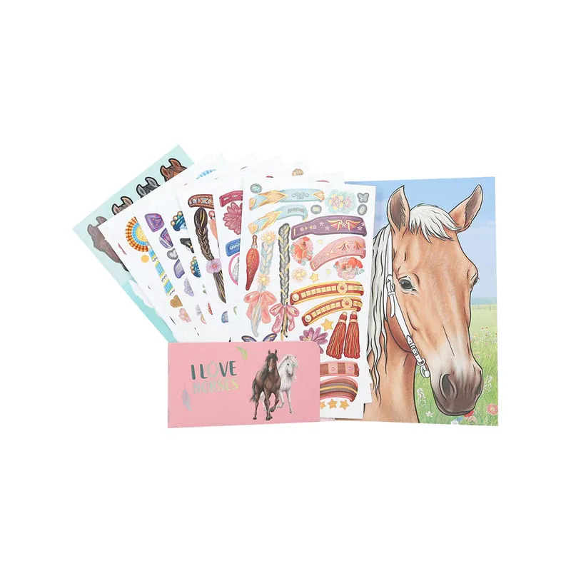 Livre de coloriage cheval Horses Blaze Miss Melody