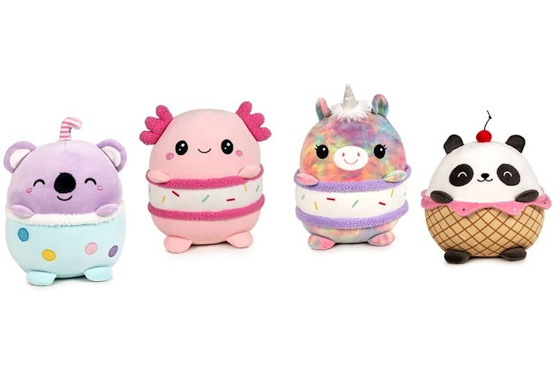 Peluche Kawaii Yummies 4 assortis 20 cm