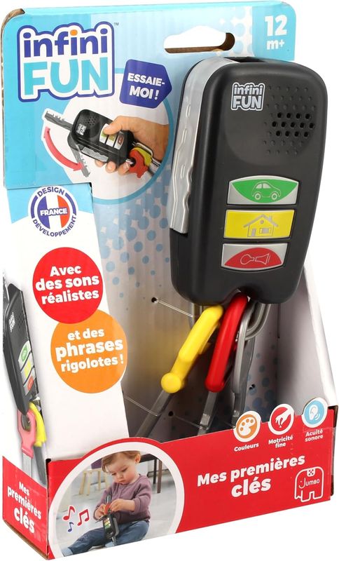 Hochet de dentition découverte Infini Fun - Mes premières clés