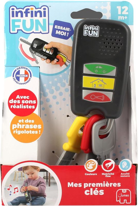 Hochet de dentition découverte Infini Fun - Mes premières clés