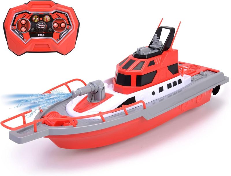 Bateau de pompier radiocommandé RC Dickie