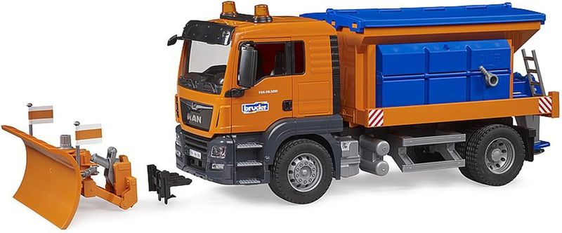 Bruder camion Man TGS Service hivernal avec lame de déneigement - 1:16 Véhicules, Épandeur, Chasse-neige, saleuse